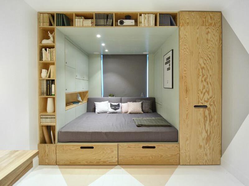 phòng ngủ nhỏ thông minh