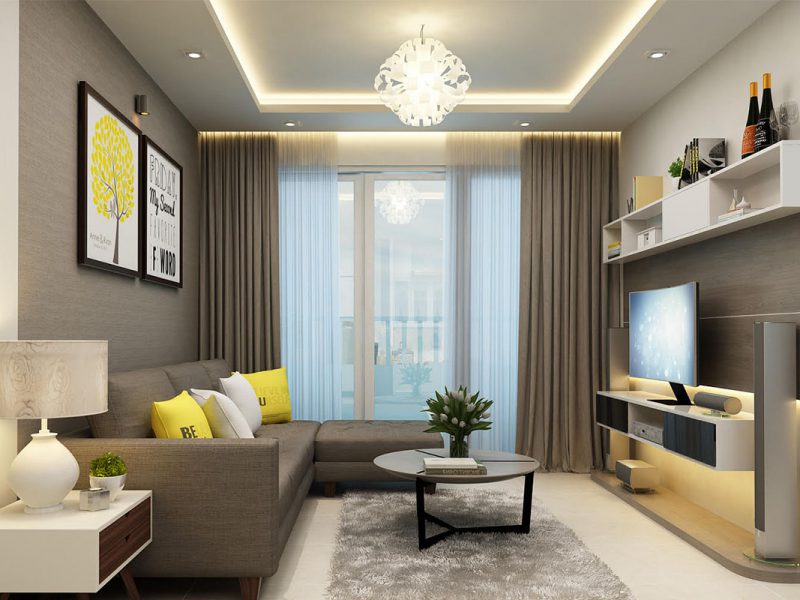 Biến phòng khách nhỏ trở nên rộng rãi với thiết kế nội thất thông minh