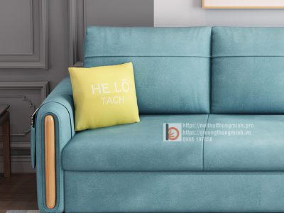 sofa giường xanh ngọc2