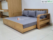 sofa giường gỗ ngang đôi tx15
