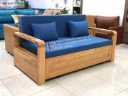 sofa giường thông minh tay gỗ tt10
