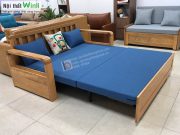 sofa giường thông minh tay gỗ-tt10