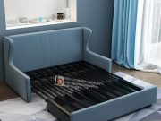 sofa giường xanh2