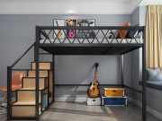 giường 2 tầng bằng sắt-cầu thang kết hợp nơi trữ đồ2