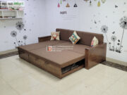 Ghế sofa giường gỗ thông minh góc chữ L-3