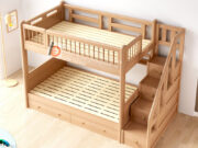 giường tầng gỗ tự nhiên-1