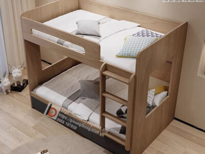giường gỗ công nghiệp1