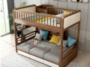 giường tầng cho bé gỗ tự nhiên1