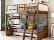 giường tầng cho bé gỗ tự nhiên2