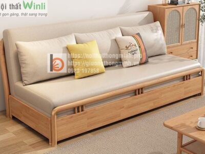 sofa giường gỗ thông minh-CST