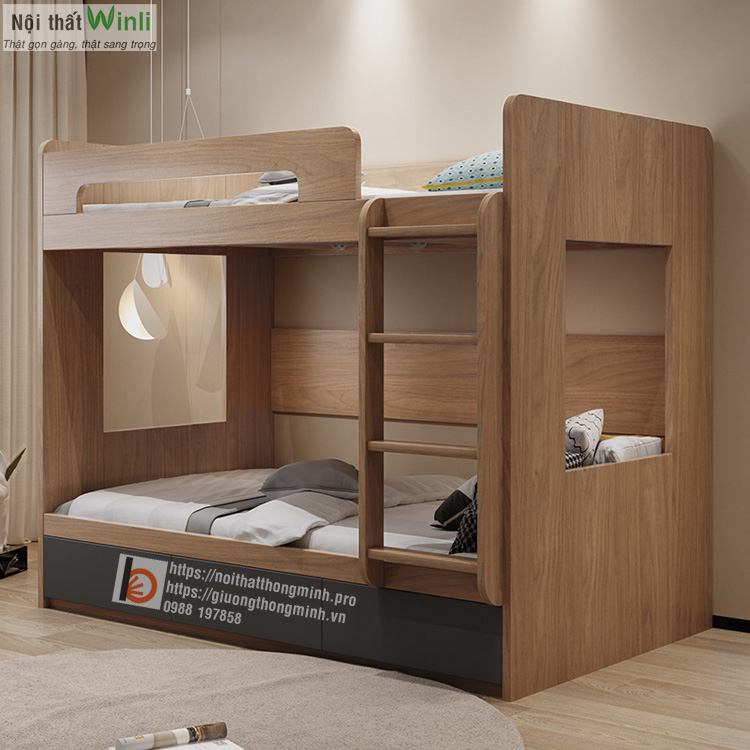 5 lợi ích bất ngờ của giường tầng bằng gỗ công nghiệp
